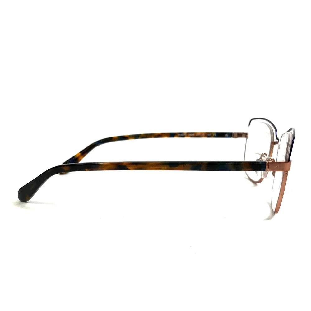 J.F. Rey Petite Eyeglasses Frames PM070 2505 Matte Blue Rose Gold 47-18-140